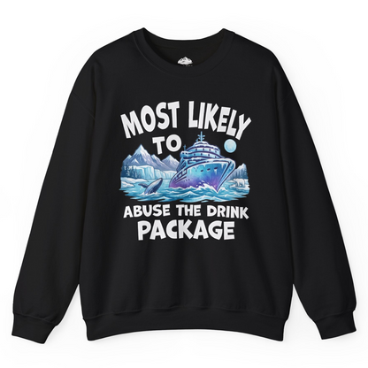 Funny Alaska Cruise sweatshirt Sweatshirt – Black – Alaska Cruise Shirts