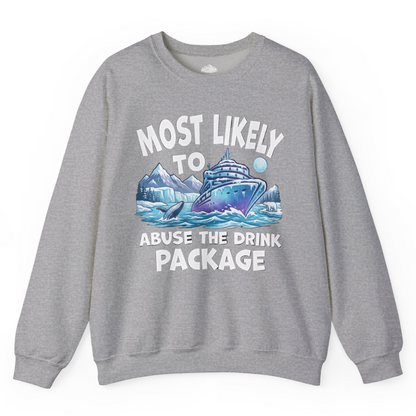 Funny Alaska Cruise sweatshirt Sweatshirt – Sport Grey – Alaska Cruise Shirts