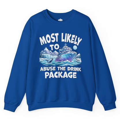 Funny Alaska Cruise sweatshirt Sweatshirt – Royal – Alaska Cruise Shirts