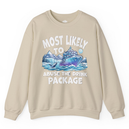 Funny Alaska Cruise sweatshirt Sweatshirt – Sand – Alaska Cruise Shirts