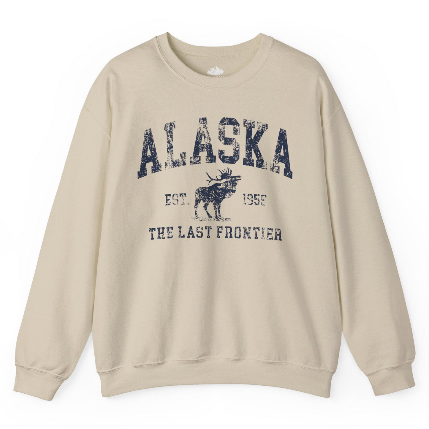 Vintage Alaska Moose Shirt Sweatshirt – Sand – Alaska Cruise Shirts