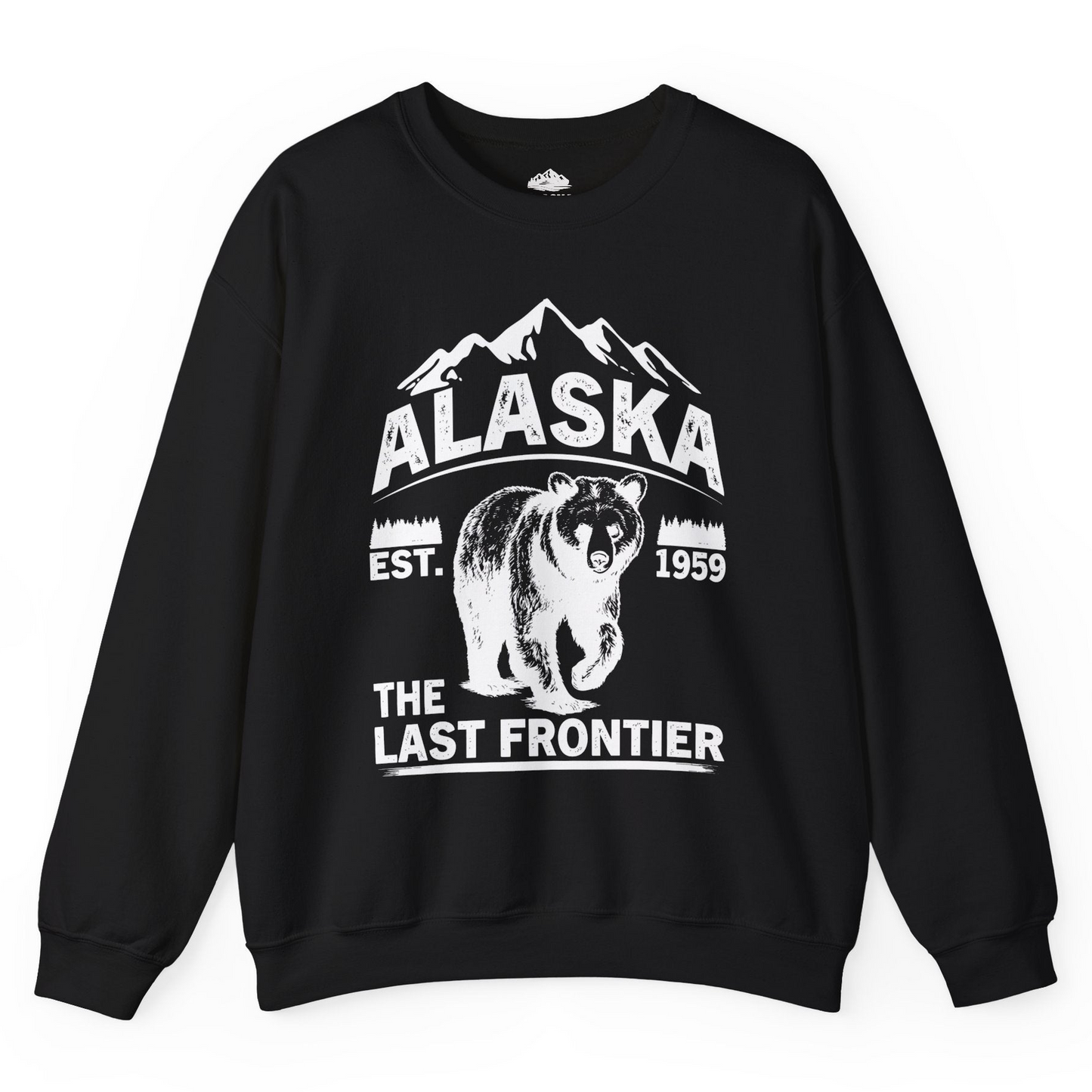 Alaska Bear Shirt Sweatshirt – Black – Alaska Cruise Shirts