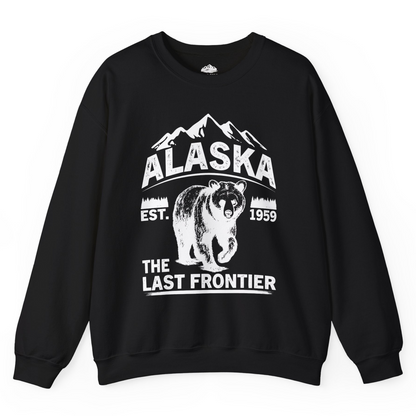 Alaska Bear Shirt Sweatshirt – Black – Alaska Cruise Shirts