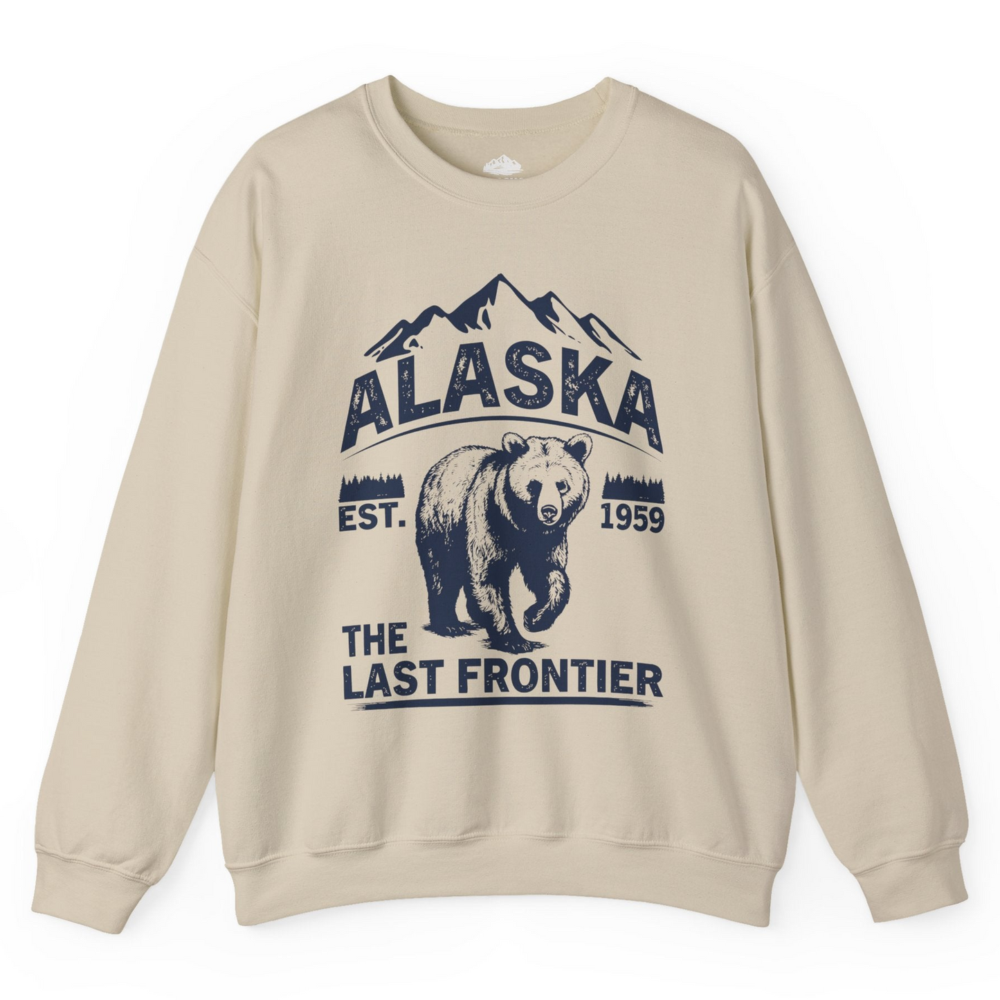 Alaska Bear Shirt Sweatshirt – Sand – Alaska Cruise Shirts