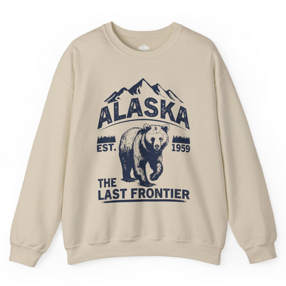 Alaska Bear Shirt Sweatshirt – Sand – Alaska Cruise Shirts