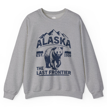 Alaska Bear Shirt Sweatshirt – Sport Grey – Alaska Cruise Shirts