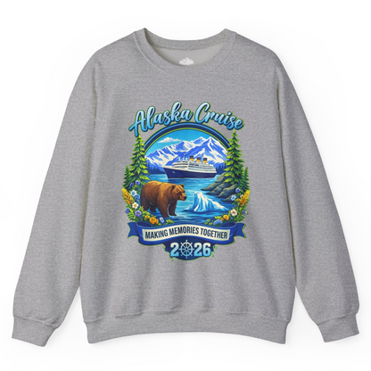 Alaska Cruise 2026 Family sweatshirt Sweatshirt – Sport Grey – Alaska Cruise Shirts