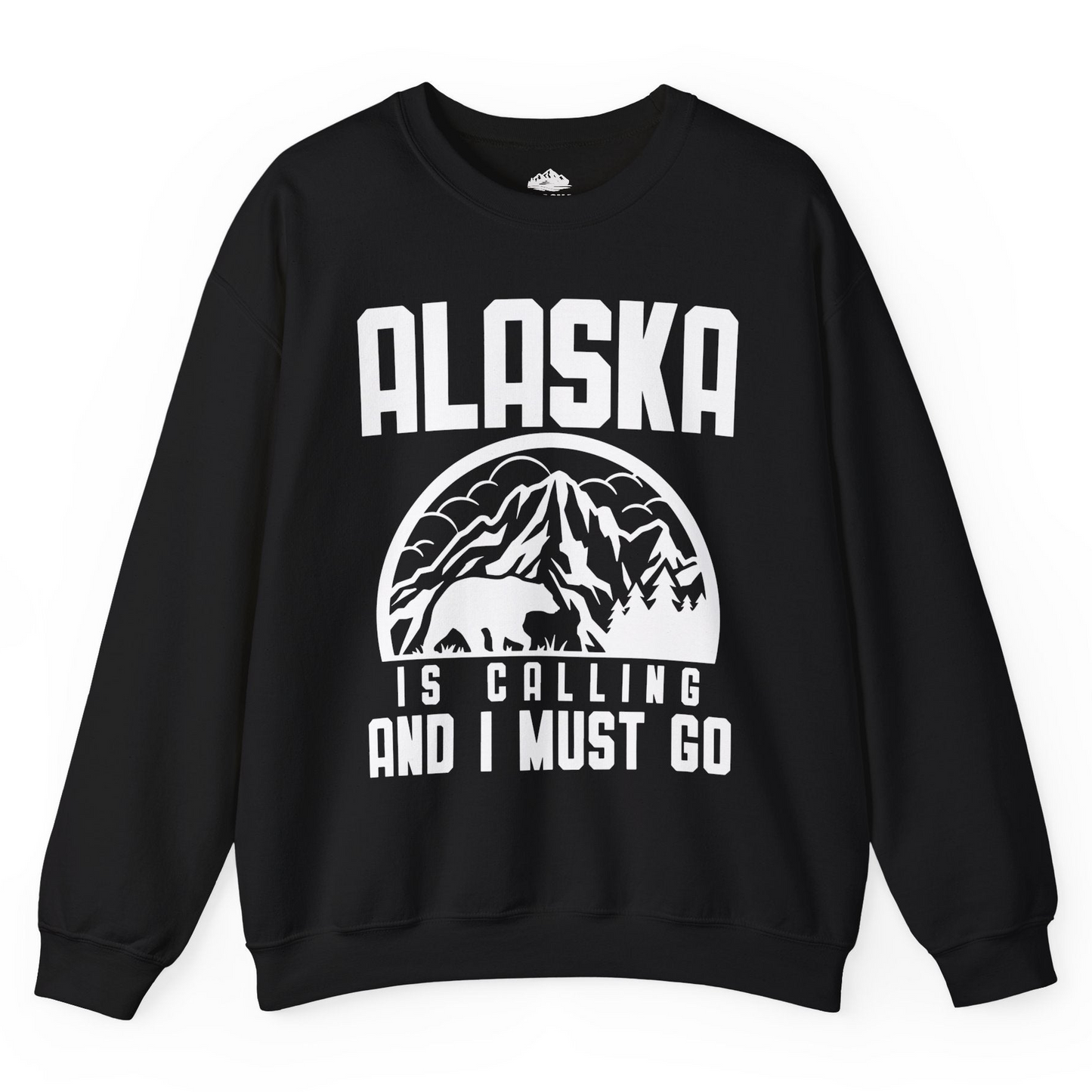 Alaska Is Calling Shirt Sweatshirt – Black – Alaska Cruise Shirts