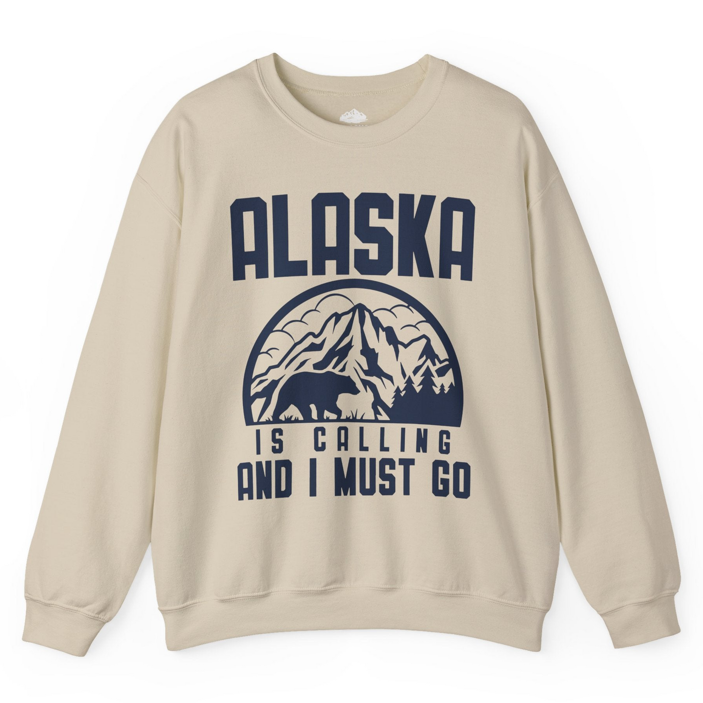 Alaska Is Calling Shirt Sweatshirt – Sand – Alaska Cruise Shirts