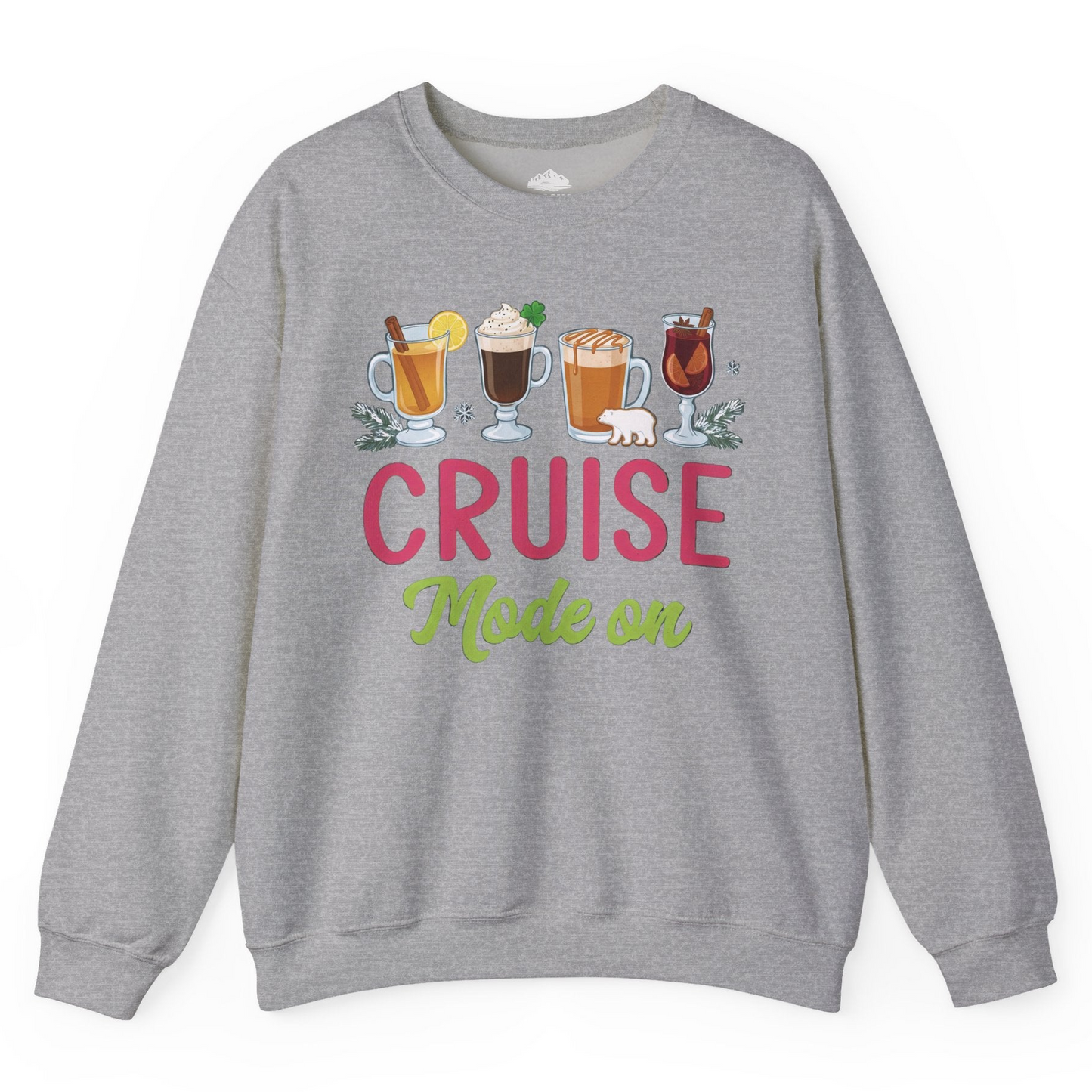 Cruise Mode On Shirt Sweatshirt – Sport Grey – Alaska Cruise Shirts