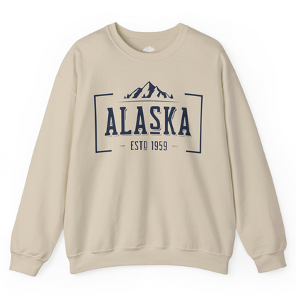 Vintage Alaska Estd 1959 Shirt Sweatshirt – Sand – Alaska Cruise Shirts