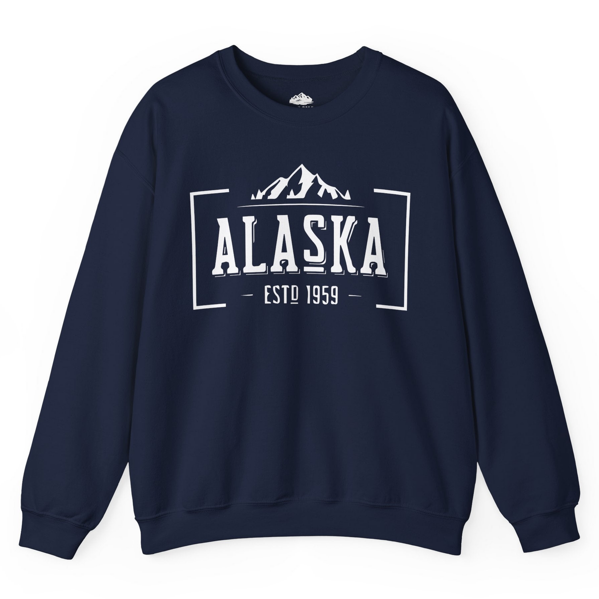 Vintage Alaska Estd 1959 Shirt Sweatshirt – Navy – Alaska Cruise Shirts
