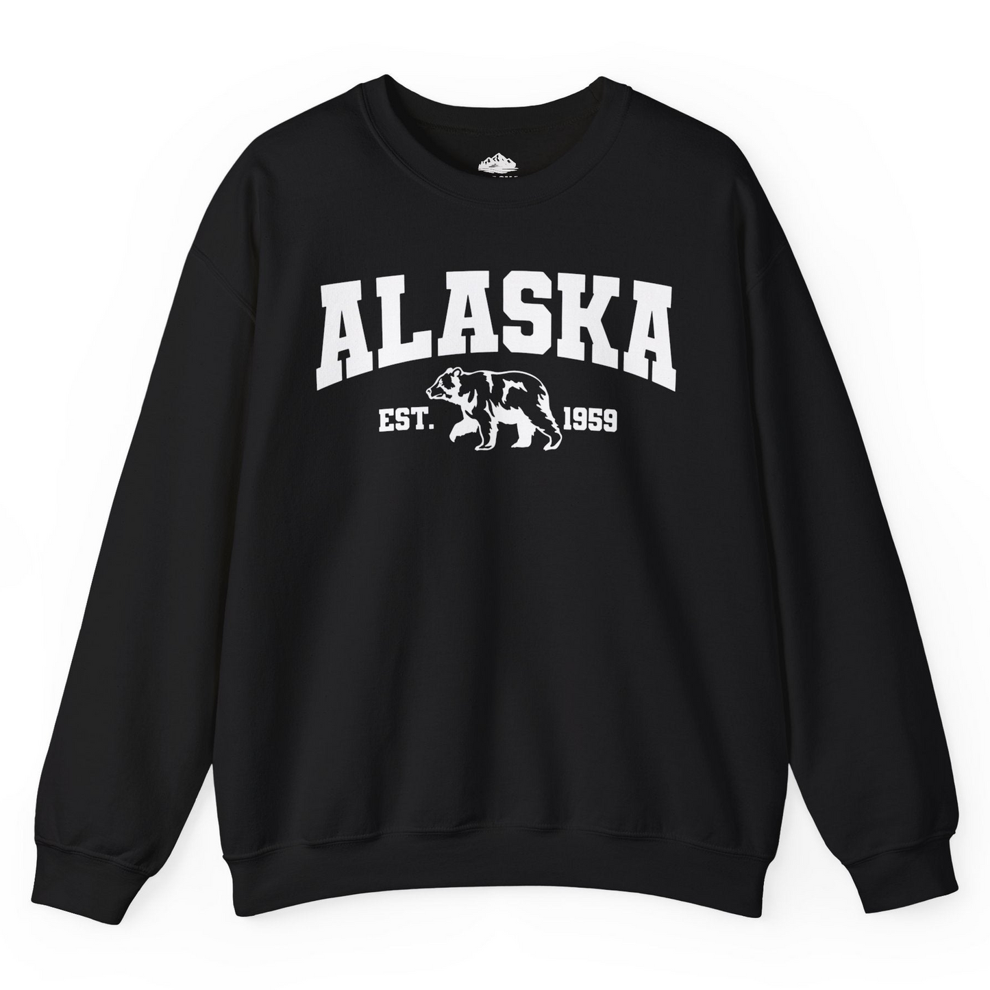 Vintage Alaska Bear Shirt Sweatshirt – Black – Alaska Cruise Shirts