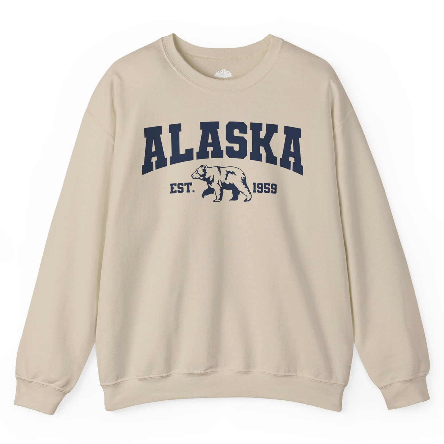 Vintage Alaska Bear Shirt Sweatshirt – Sand – Alaska Cruise Shirts