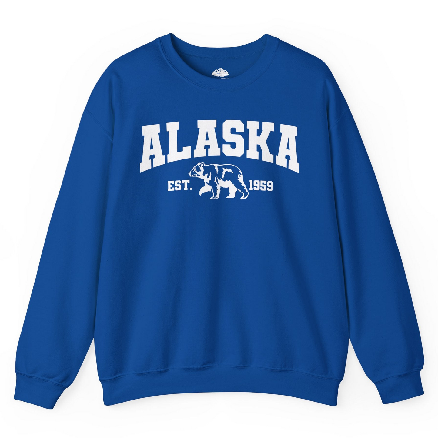 Vintage Alaska Bear Shirt Sweatshirt – Royal – Alaska Cruise Shirts