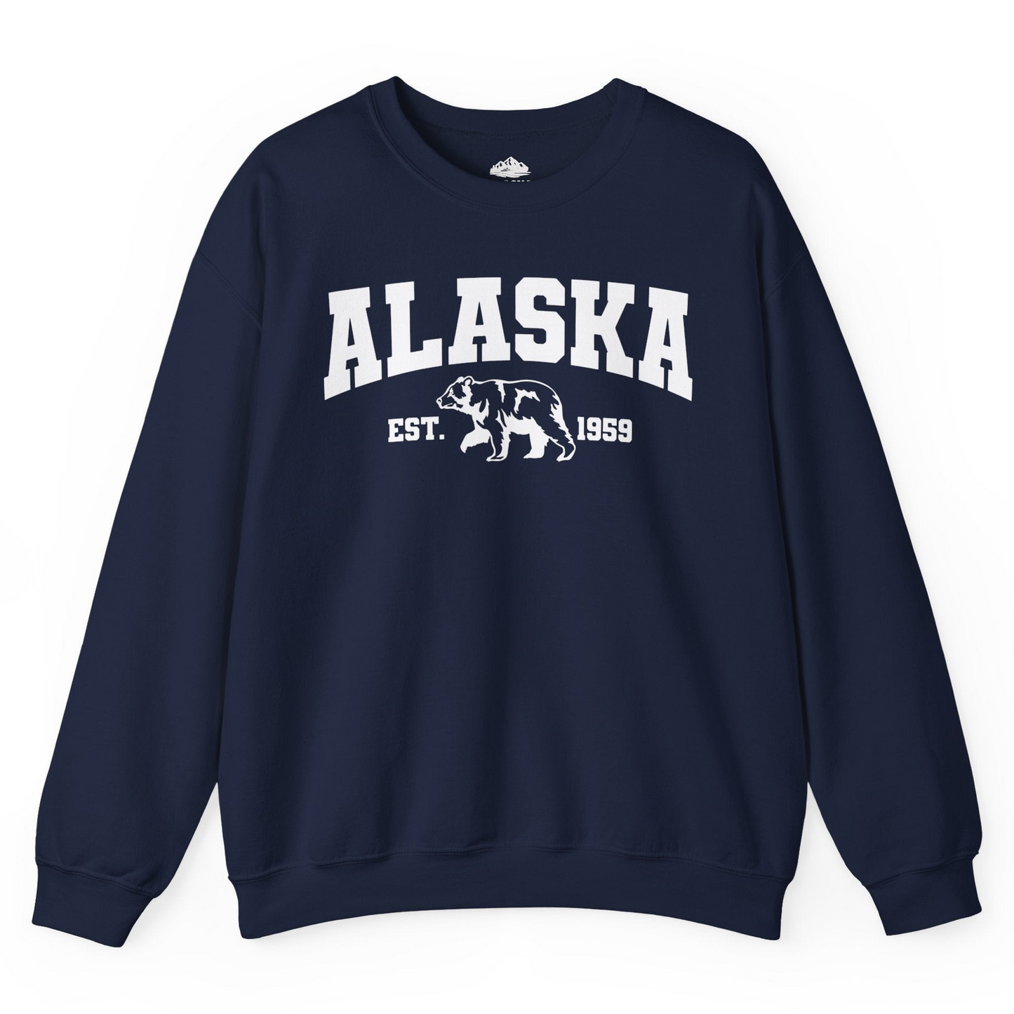Vintage Alaska Bear Shirt Sweatshirt – Navy – Alaska Cruise Shirts