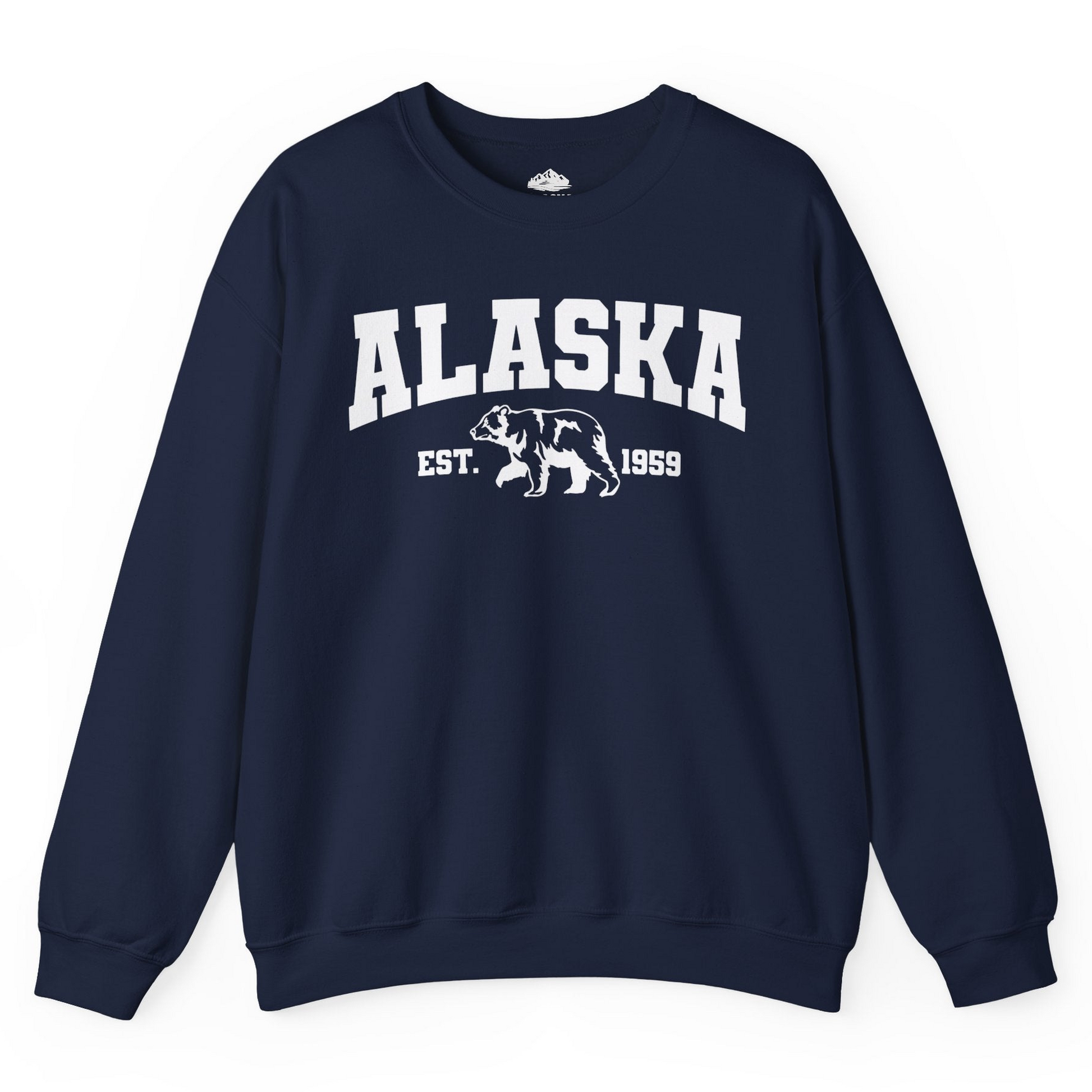 Vintage Alaska Bear Shirt Sweatshirt – Navy – Alaska Cruise Shirts