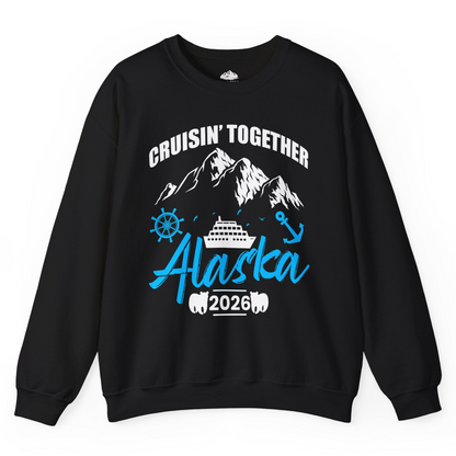 Alaska Cruise Group Adventure Shirt Sweatshirt – Black – Alaska Cruise Shirts