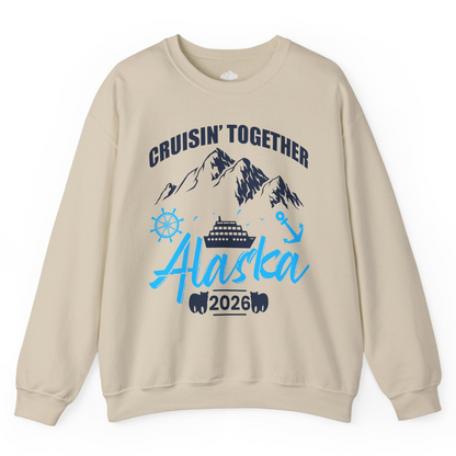 Alaska Cruise Group Adventure Shirt Sweatshirt – Sand – Alaska Cruise Shirts