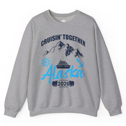 Alaska Cruise Group Adventure Shirt Sweatshirt – Sport Grey – Alaska Cruise Shirts