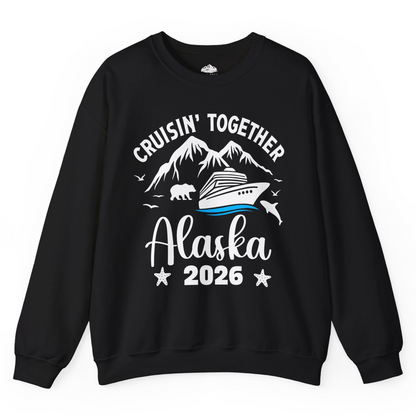 Alaska Cruise Adventure 2026 Shirt Sweatshirt – Black – Alaska Cruise Shirts