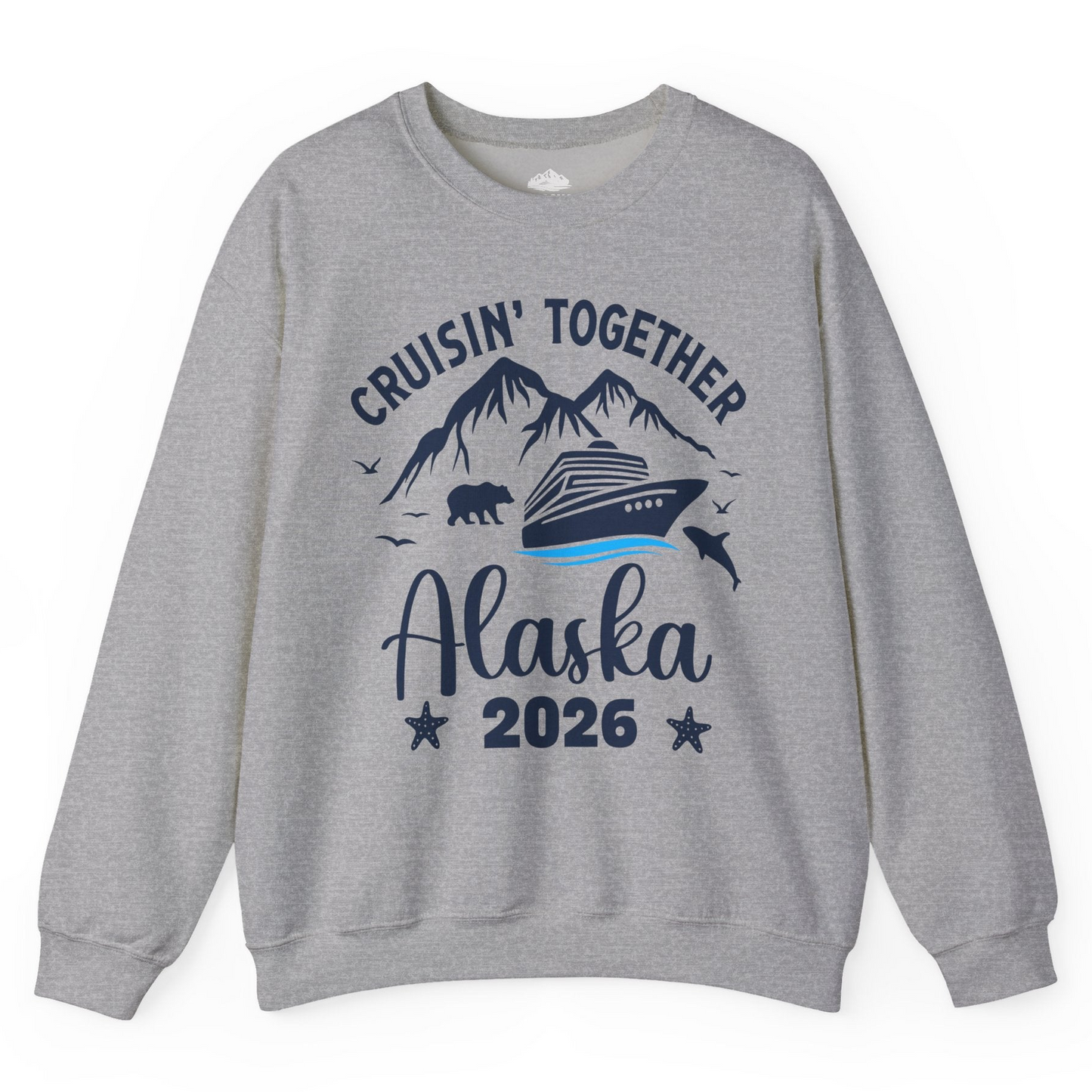 Alaska Cruise Adventure 2026 Shirt Sweatshirt – Sport Grey – Alaska Cruise Shirts
