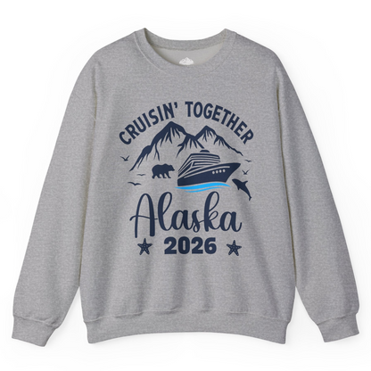 Alaska Cruise Adventure 2026 Shirt Sweatshirt – Sport Grey – Alaska Cruise Shirts