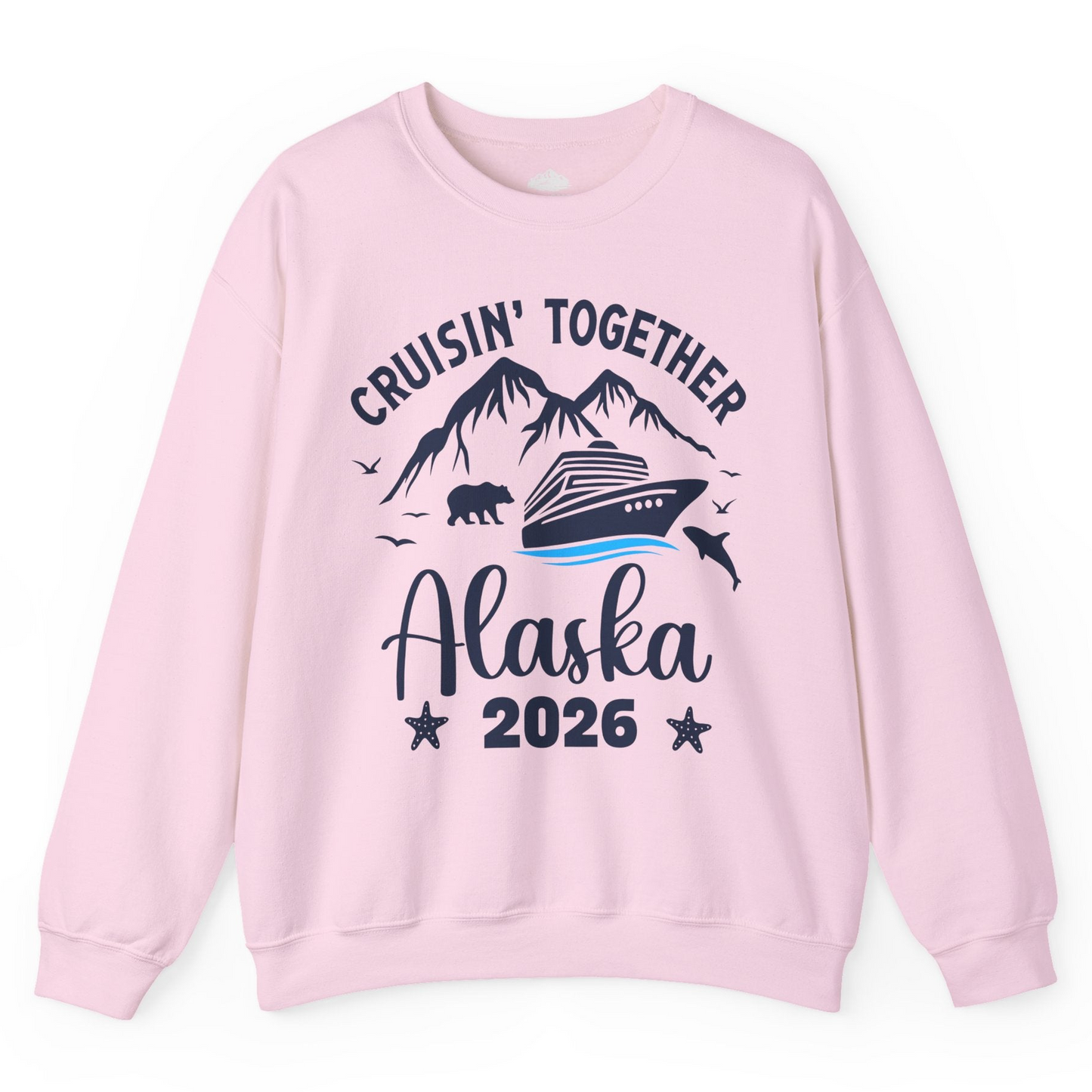 Alaska Cruise Adventure 2026 Shirt Sweatshirt – Light Pink – Alaska Cruise Shirts