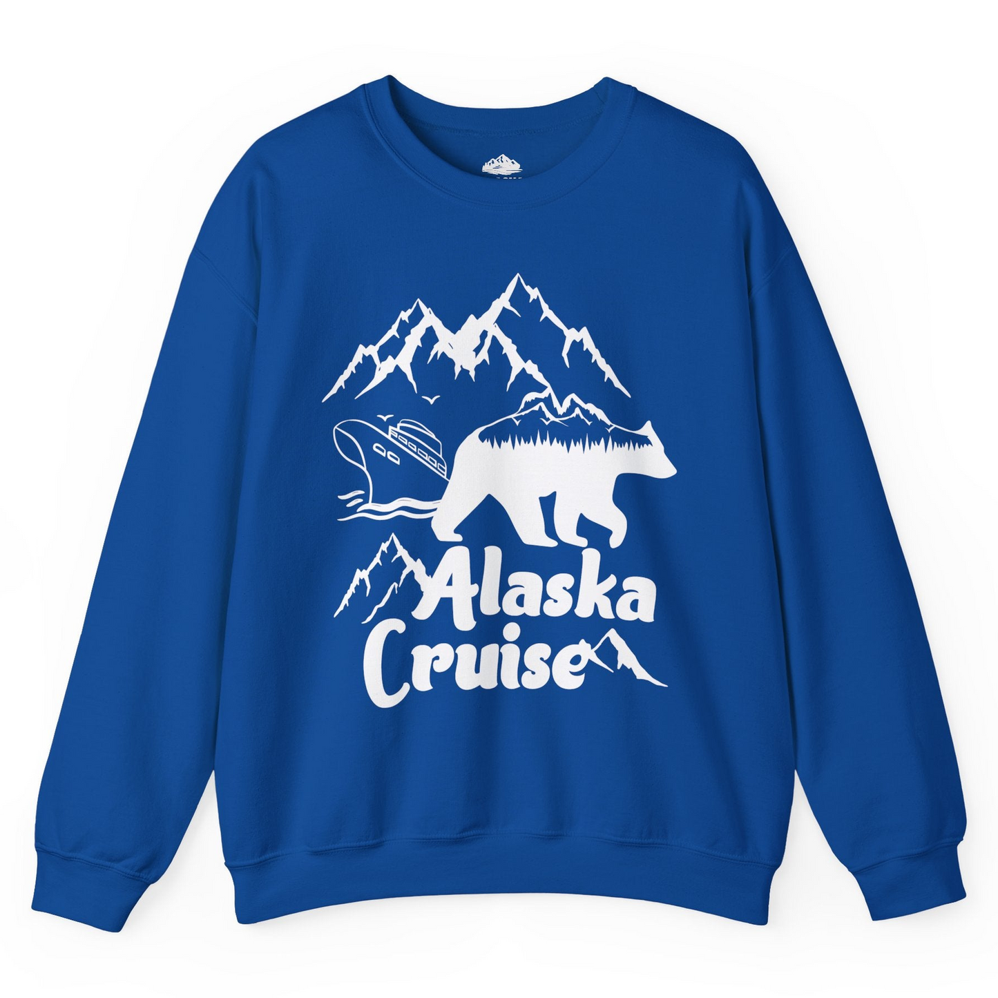 Alaska Cruise Shirt Sweatshirt – Royal – Alaska Cruise Shirts