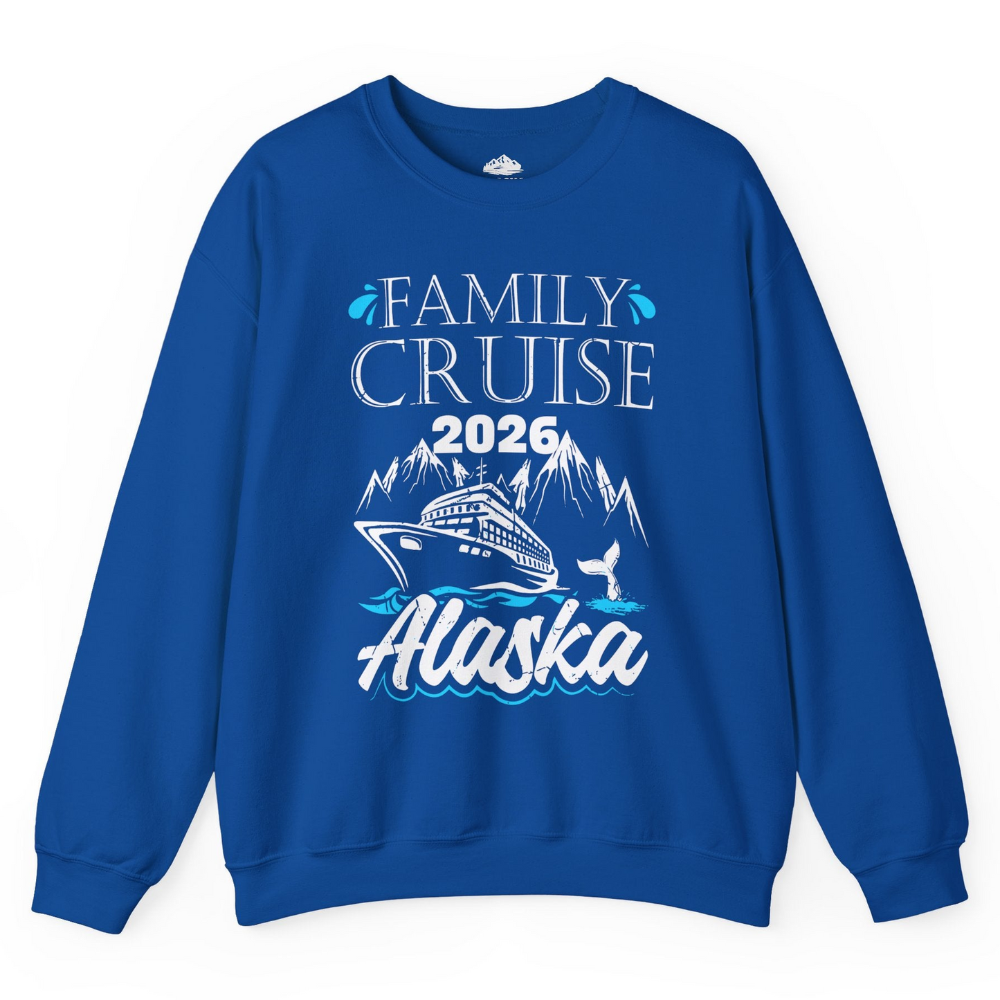 Alaska Family Cruise Shirt Sweatshirt – Royal – Alaska Cruise Shirts