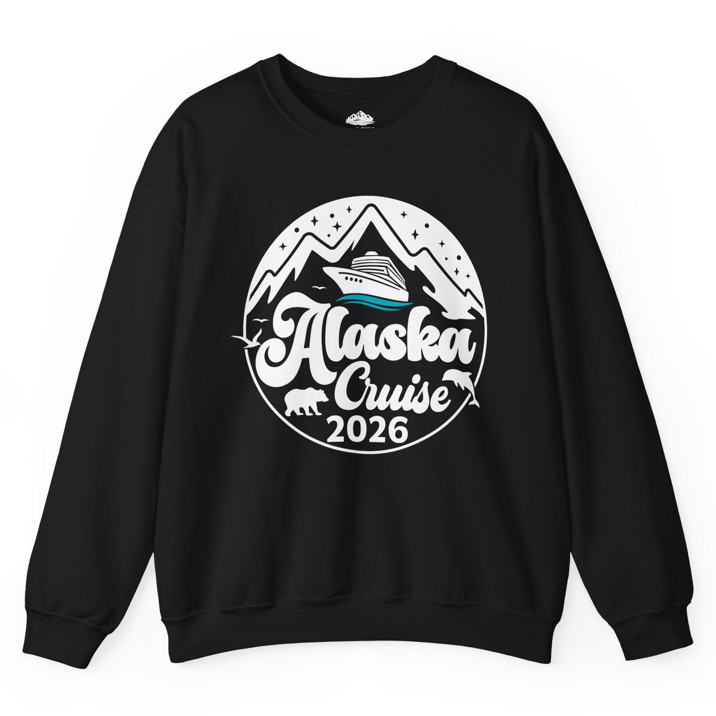 Alaska Cruise 2026 Shirt Sweatshirt – Black – Alaska Cruise Shirts