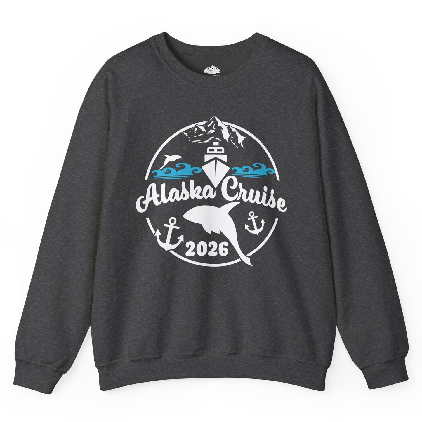 Alaska Cruise 2026 Shirt Sweatshirt – Dark Heather – Alaska Cruise Shirts