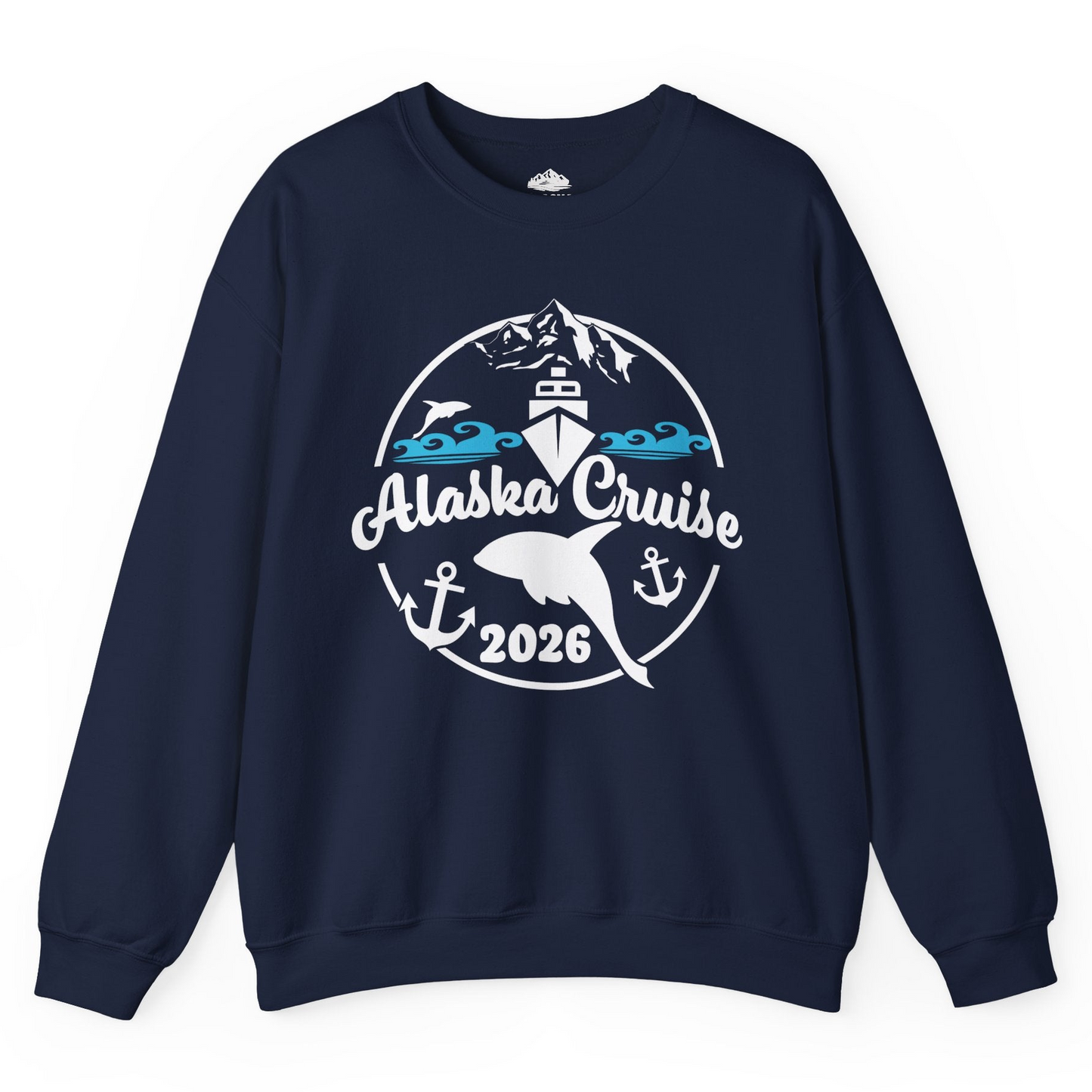 Alaska Cruise 2026 Shirt Sweatshirt – Navy – Alaska Cruise Shirts