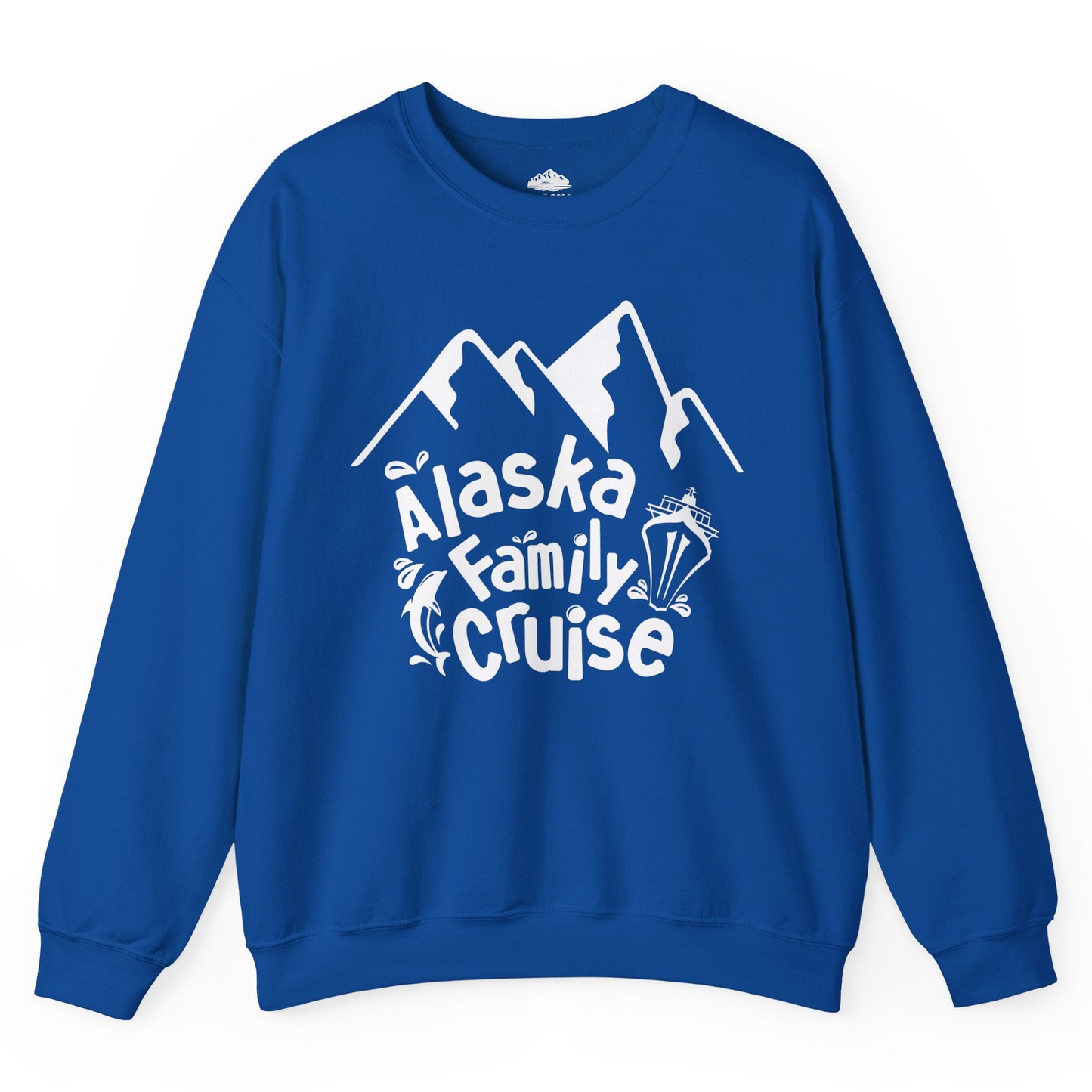 Alaska Family Cruise Adventure Shirt Sweatshirt – Royal – Alaska Cruise Shirts
