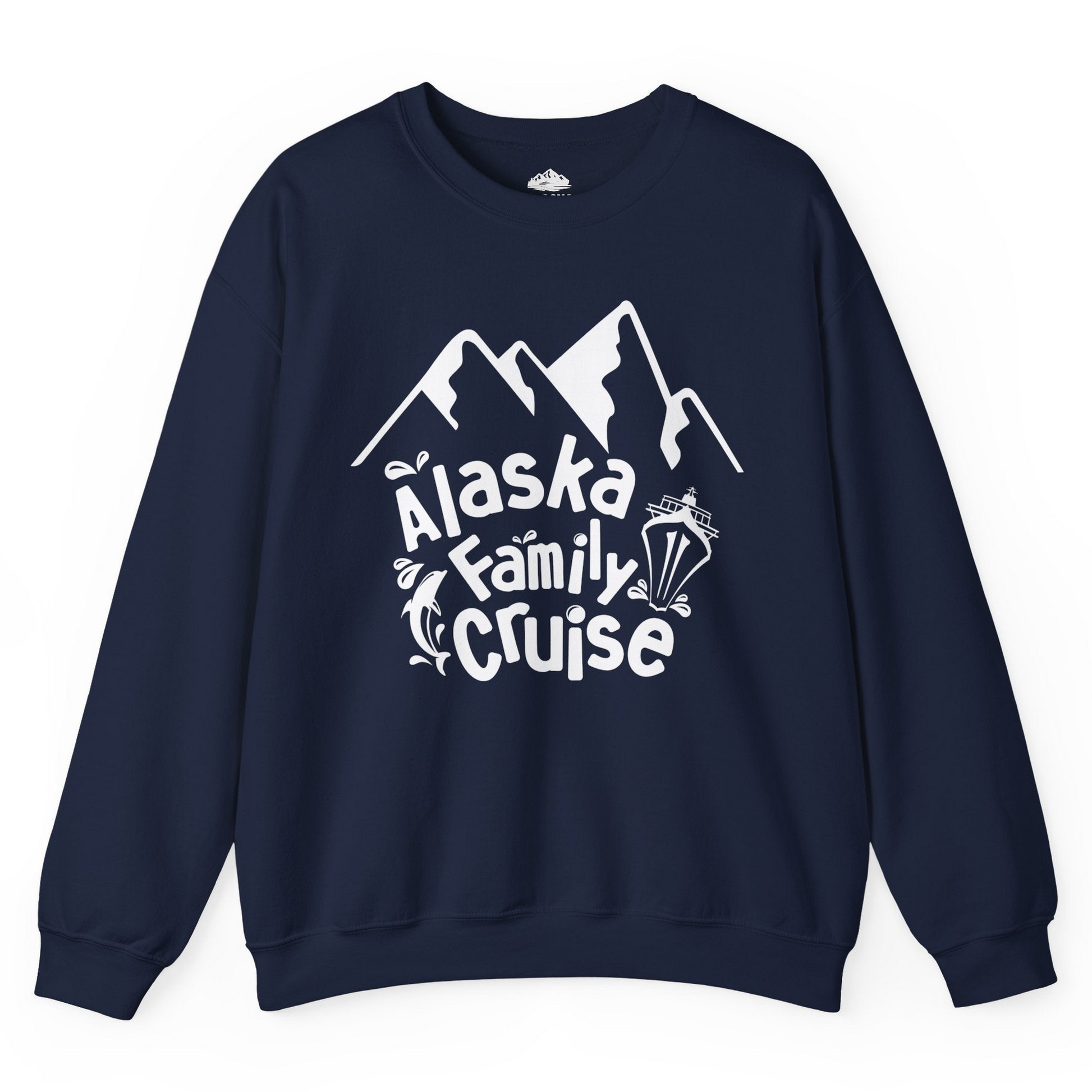 Alaska Family Cruise Adventure Shirt Sweatshirt – Navy – Alaska Cruise Shirts