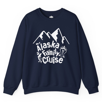 Alaska Family Cruise Adventure Shirt Sweatshirt – Navy – Alaska Cruise Shirts