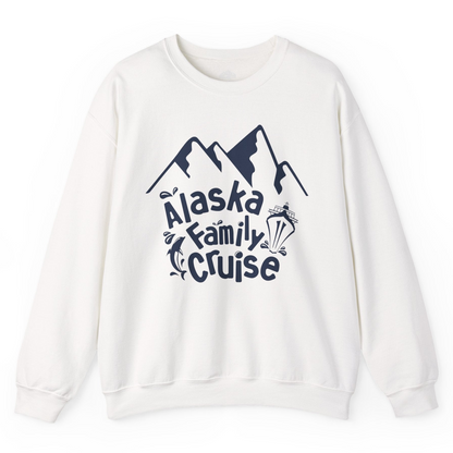 Alaska Family Cruise Adventure Shirt Sweatshirt – White – Alaska Cruise Shirts