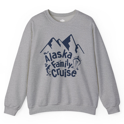 Alaska Family Cruise Adventure Shirt Sweatshirt – Sport Grey – Alaska Cruise Shirts