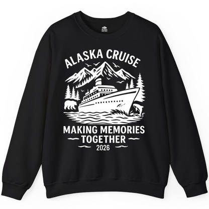 Alaska Cruise Shirt Sweatshirt – Black – Alaska Cruise Shirts