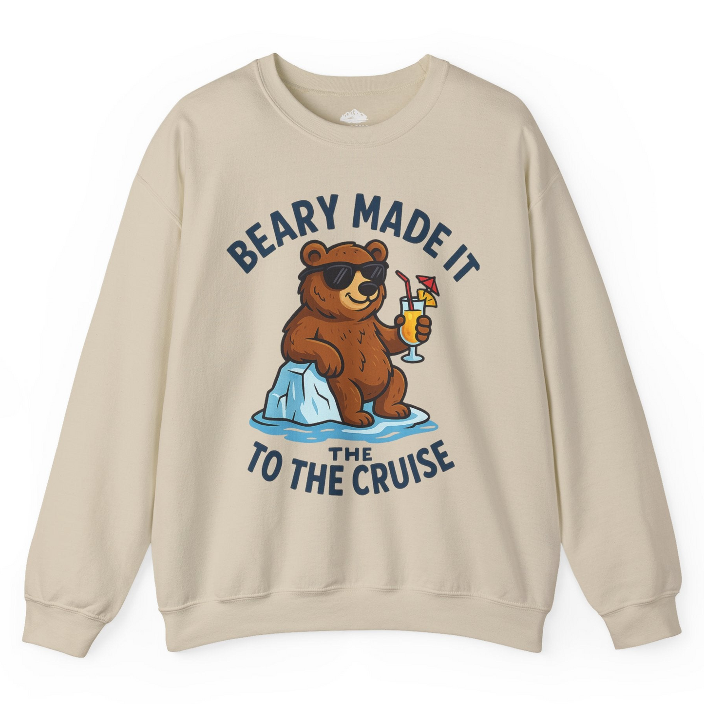 Funny Cruise Bear Shirt Sweatshirt – Sand – Alaska Cruise Shirts