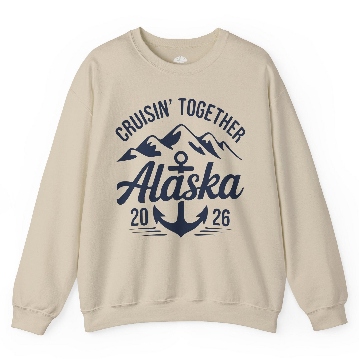 Alaska Cruise Shirt Sweatshirt – Sand – Alaska Cruise Shirts