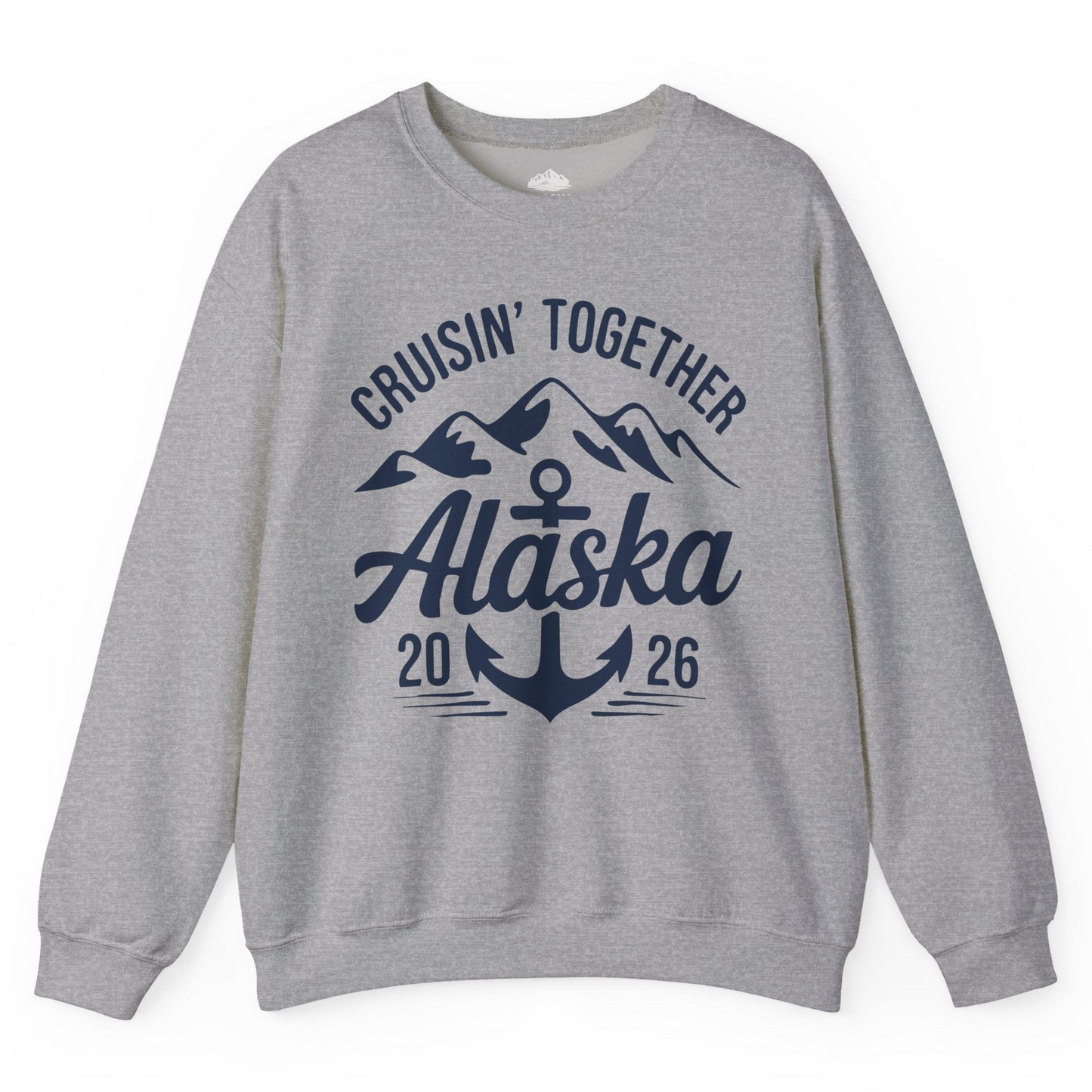 Alaska Cruise Shirt Sweatshirt – Sport Grey – Alaska Cruise Shirts