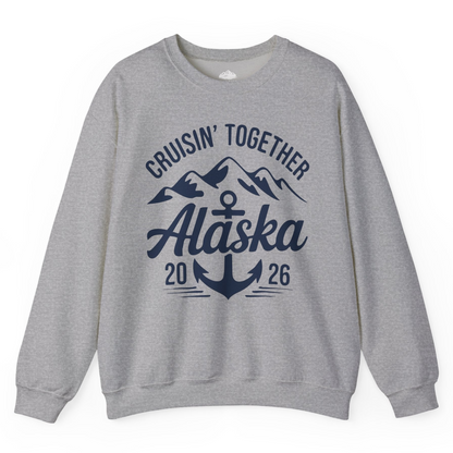 Alaska Cruise Shirt Sweatshirt – Sport Grey – Alaska Cruise Shirts