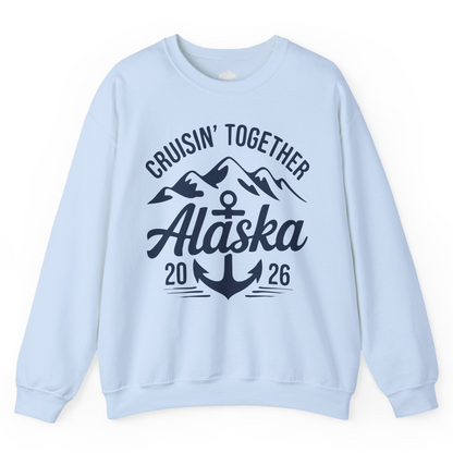 Alaska Cruise Shirt Sweatshirt – Light Blue – Alaska Cruise Shirts