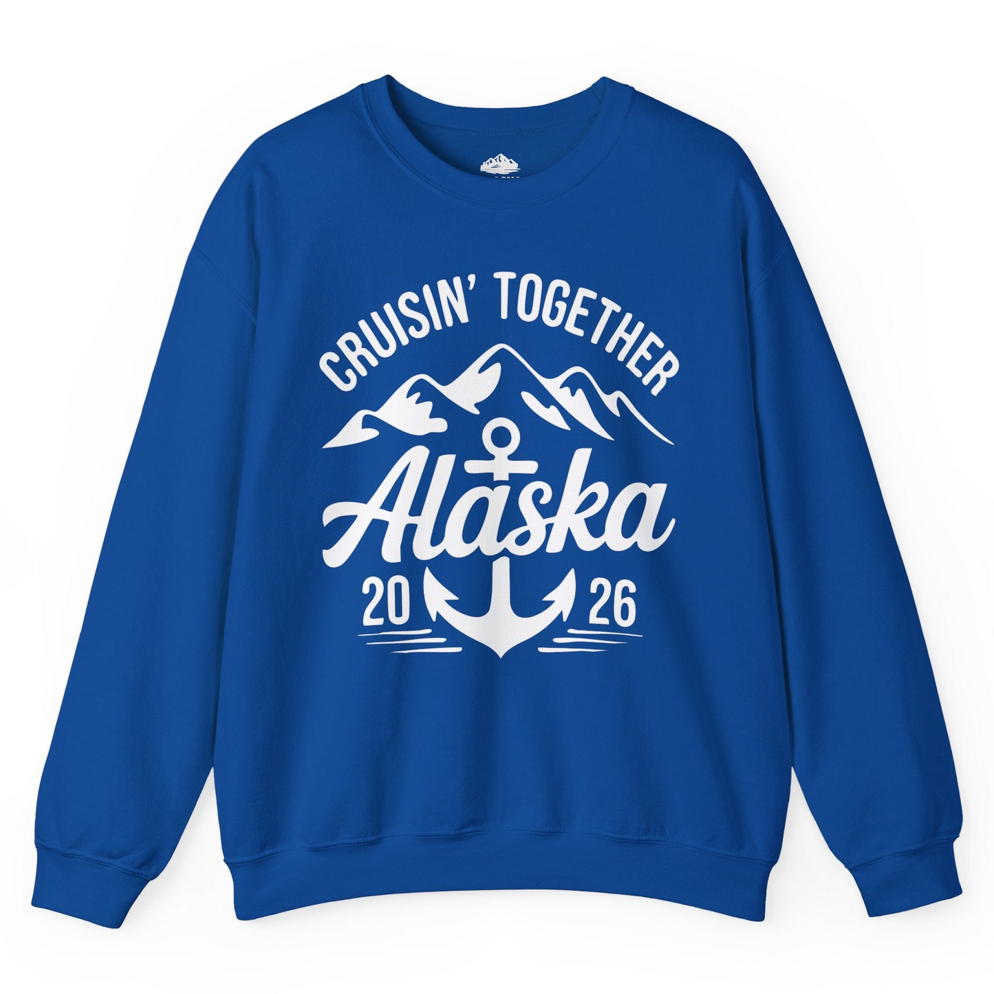 Alaska Cruise Shirt Sweatshirt – Royal – Alaska Cruise Shirts