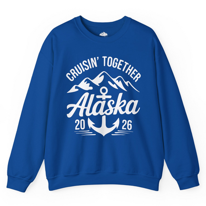 Alaska Cruise Shirt Sweatshirt – Royal – Alaska Cruise Shirts