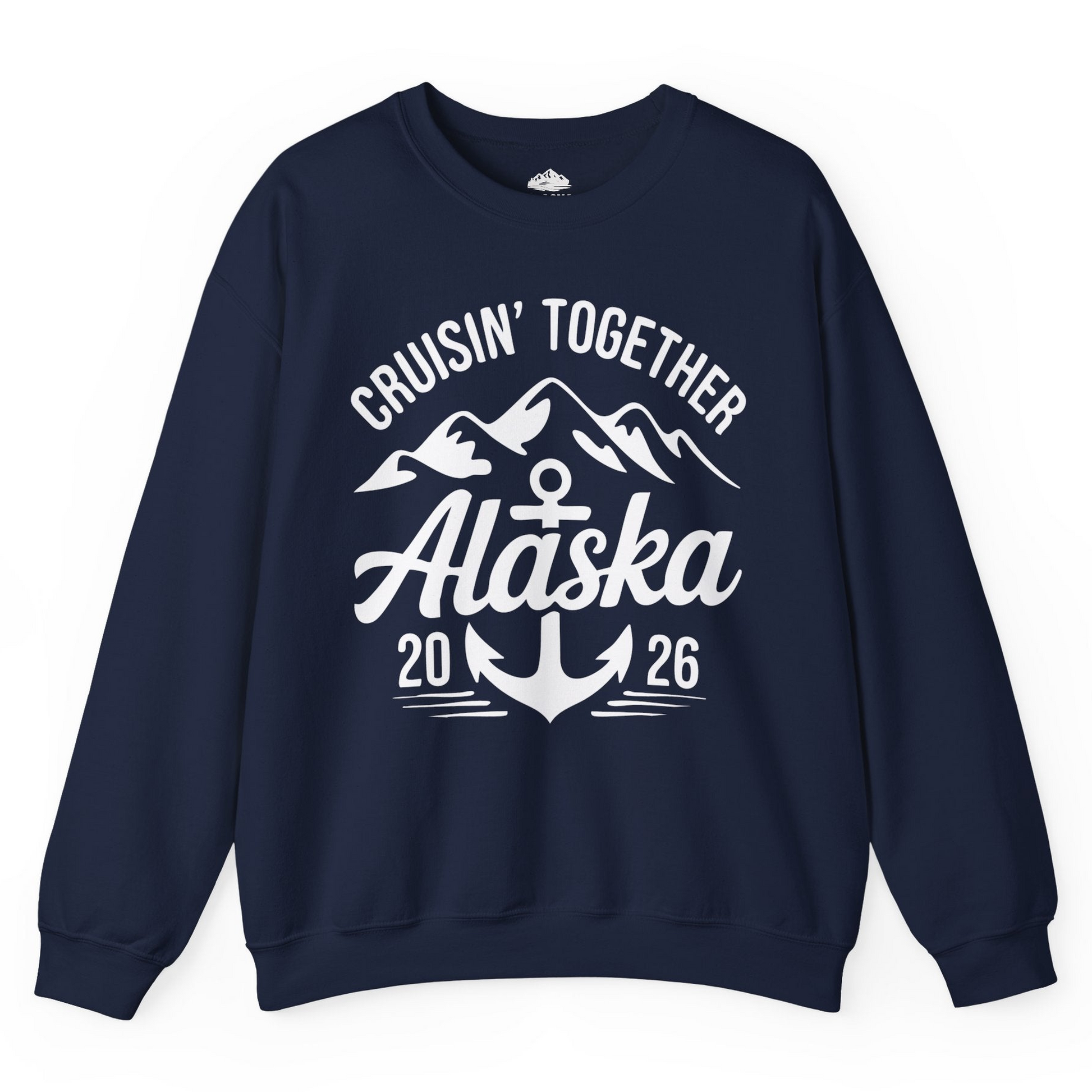 Alaska Cruise Shirt Sweatshirt – Navy – Alaska Cruise Shirts