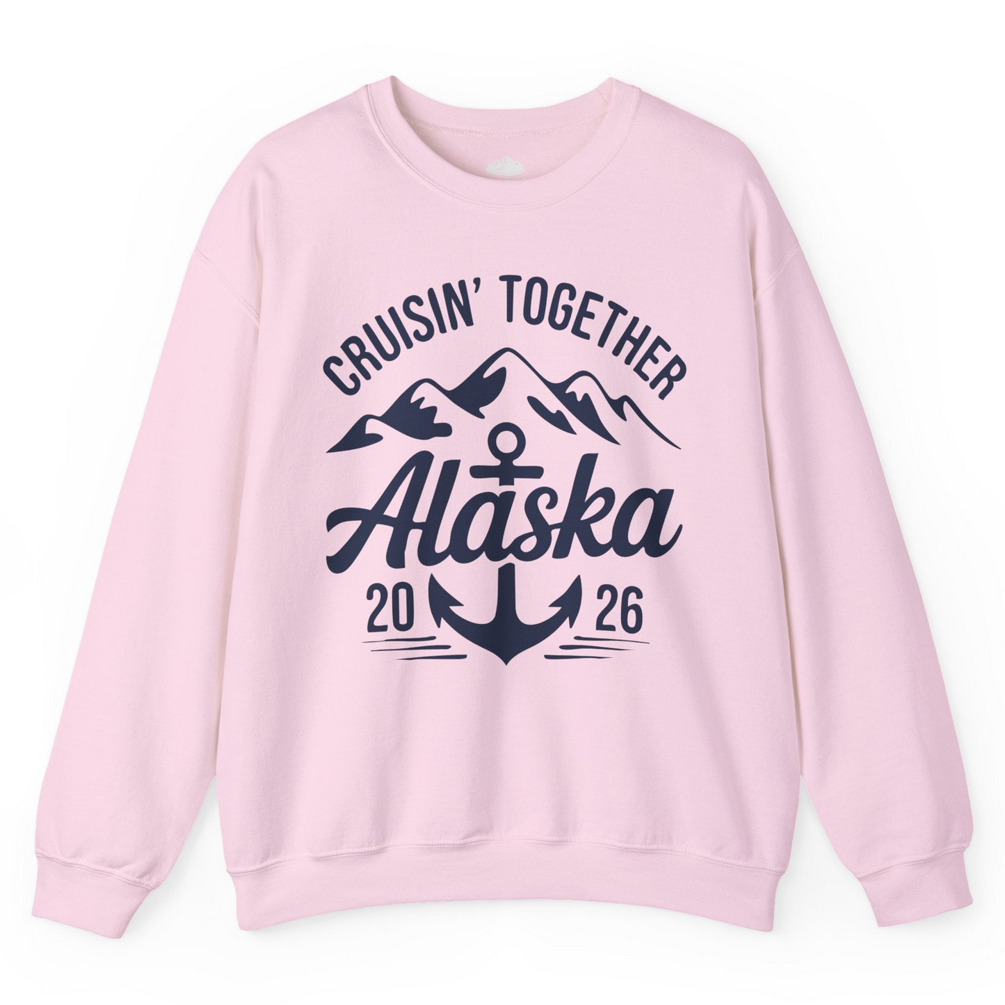 Alaska Cruise Shirt Sweatshirt – Light Pink – Alaska Cruise Shirts