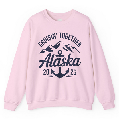Alaska Cruise Shirt Sweatshirt – Light Pink – Alaska Cruise Shirts