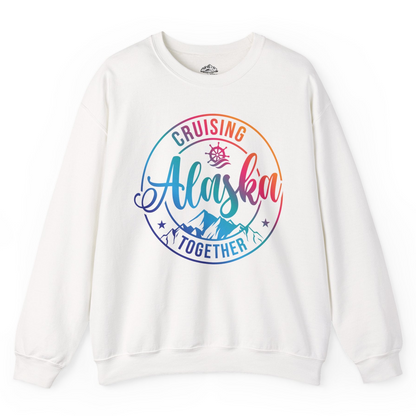 Cruising Alaska Together Shirt Sweatshirt – White – Alaska Cruise Shirts